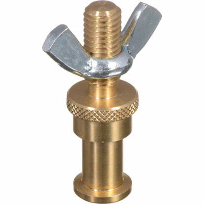 Picture of Manfrotto 264 5/8-Inch Stud with 1-3/8-Inch Threaded Tip and Wing Nut - Replaces 3349