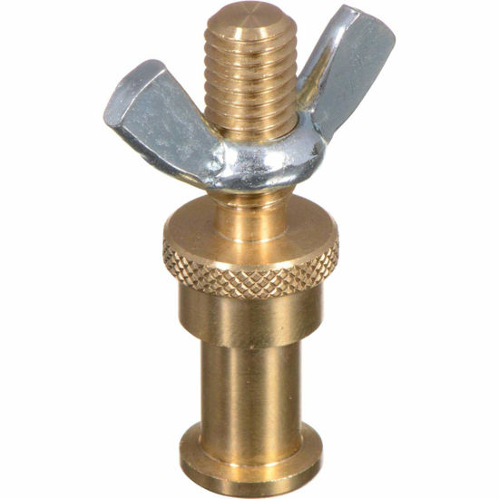 Picture of Manfrotto 264 5/8-Inch Stud with 1-3/8-Inch Threaded Tip and Wing Nut - Replaces 3349