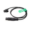 Picture of HangTon Camera Monitor XLR 4 Pin Female D-tap Power Cable for Sony F55, Canon C500 Mark II, Blackmagic URSA Mini Pro 4.6k, SmallHD 2400 Monitor 50 cm