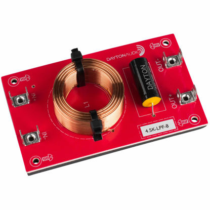 Picture of Dayton Audio 4.5k-LPF-8 Low Pass Speaker Crossover 4,500 Hz 12 dB/Octave