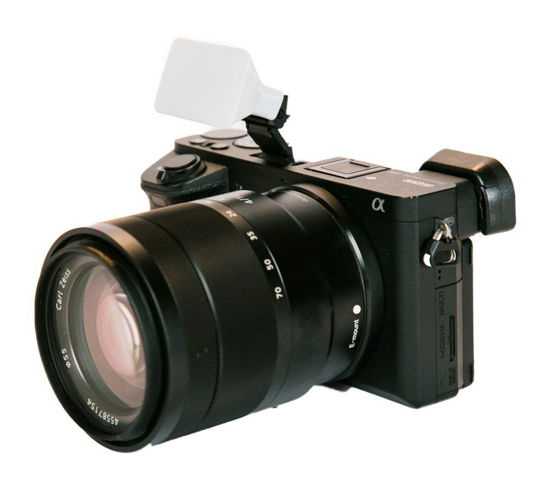 Picture of The NEST Micro Pop-up Flash Diffuser for Alpha a6X00 Series Cameras a6000 a6300 a6400 a6500