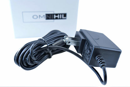 Picture of [UL Listed] OMNIHIL 8 Feet Long AC/DC Adapter Compatible with LEI Leader Electronics Model # MU06-6120050-A1 / PN:0432-00JM000 Power Supply