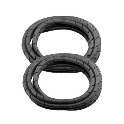 Picture of 2 Pack BarberMate Premium 8' Cord Cover Prevents Cord Tangling - Black