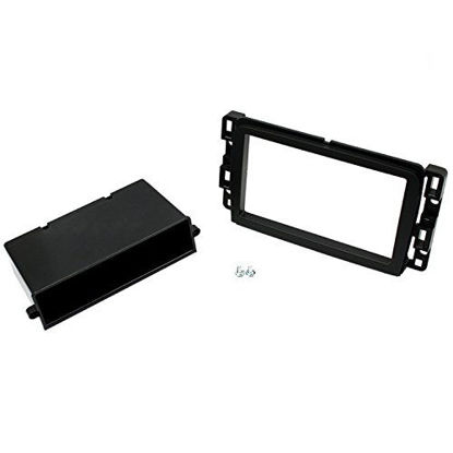 Picture of Scosche GM5213B Compatible with 2013-17 Chevrolet Traverse/GMC Acadia/Buick Enclave ISO Double DIN & DIN+Pocket Dash Kit Black