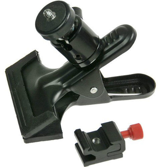 Picture of ePhoto Portable Swivel Flash Clamp with Hot Shoe Mount Flash Adapter by ePhotoInc H6804HS