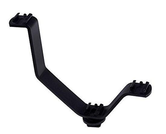 Picture of PhotoTrust Triple Mount Hot Shoe V Mount Bracket Compatible with DSLR