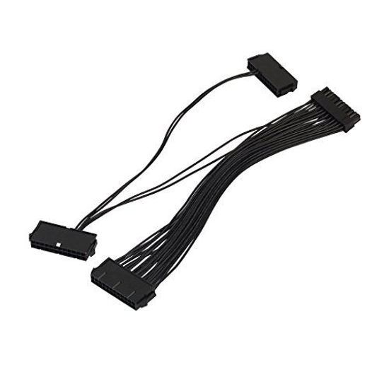 Picture of (2 Pack) Tekit 24-Pin 20+4Pin Triple PSU ATX Power Supply Adapter Cable 18AWG Wire for Mining