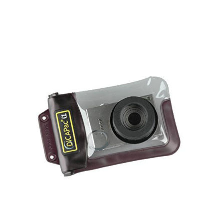 Picture of DicaPac WP110 5.7 x 3.7 Small Alfa Waterproof Digital Camera Case with Optical Lens (Clear)