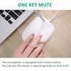 Picture of USB Microphone, ELEBEST Desk Microphone for Computer PC, Plug & Play Condenser MIC, Gooseneck Design with Mute Button, Use for YouTube, Skype,Gaming, Streaming