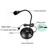 Picture of USB Computer Microphone with Mute/Volume Button,Plug&Play Condenser,Desktop, PC, Laptop, Mac, PS4 Mic LED Indicator -360 Gooseneck Design -Recording, YouTube, Gaming, Streaming (Omnidirectional)