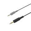 Picture of Koss CS100 Dual Sided On-Ear Headset, Two 3.5mm Plugs, Speech Recognition, Lightweigt Design, Black and Beige
