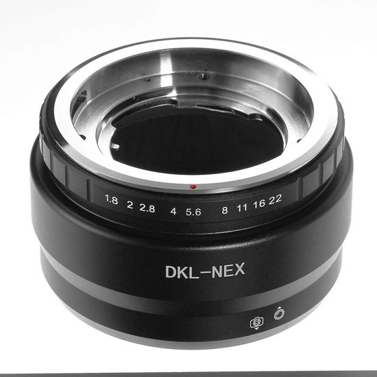 Picture of Fotga Lens Mount Adapter for Retina Schneider DKL Mount Lens Compatible with Sony E-Mount NEX-3C NEX-3N NEX-5 NEX-5C NEX-5N NEX-5R NEX5T NEX6 NEX7 NEX-F3 A6000 A5000 A3500 A3000 Alpha A7 A7R Camera