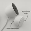 Picture of Mavnek Replacement Wall Mounting Base Plate Mount for Google Indoor Nest Security Cam 1080p (Wired) 2nd Generation, 2pcs, Locking Collar, Camera is not Included