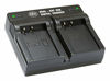Picture of BM LP-E17 Dual Bay Battery Charger for Canon LC-E17, Rebel EOS R8, EOS R10, EOS R50, EOS R100, EOS RP, EOS M3, EOS M5, EOS M6 II, SL2, SL3, T6i, T6s, T7i, T8i, EOS 77D, EOS 750D EOS 760D, 8000D Camera