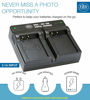 Picture of BM LP-E17 Dual Bay Battery Charger for Canon LC-E17, Rebel EOS R8, EOS R10, EOS R50, EOS R100, EOS RP, EOS M3, EOS M5, EOS M6 II, SL2, SL3, T6i, T6s, T7i, T8i, EOS 77D, EOS 750D EOS 760D, 8000D Camera