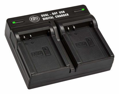 Picture of BM Premium BLN1 Dual Battery Charger for Olympus Pen F, OM-D E-M1, OM-D E-M5, OM-D E-M5 Mark II, OM-D E-P5 Digital SLR Camera