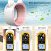 Picture of Portable Handheld Cooling Bladeless Fan USB Mini Fan Desktop Bladeless Fan Rechargeable Quiet 3 Gear (Cute White)