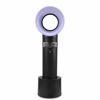 Picture of LZLRUN Protable Handheld Cooling Bladeless Fan USB Mini Fan Desktop Bladeless Fan Rechargeable Quiet 3 Gear (Black)