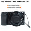 Picture of Foto&Tech Premium 2 Pack 82mm Leather Sticker Logo Cut Out Camera Lens Cap Holder Keeper Leash +3M Adhesive Compatible with Sony A7III,A7R III,A9,A7R II,A7 II,A7 A7R A7S with FE 24-70mm f/2.8 GM Lens