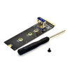 Picture of Tekit NGFF M.2 to USB 3.0 PCI-E Riser Card M2 Slot Extender Adapter for BTC/ETH Mining,NGFF M.2 to PCI-E X16 Slot Transfer Card Mining Pcie Riser Card VGA Extension Cable (2PCS)