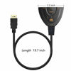 Picture of VKBAND HDMI Switch, 3 Port 4K HDMI Switcher 3x1 Switch HDMI Splitter Pigtail Cable Supports Full HD 4K 1080P 3D Player