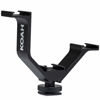Picture of Koah Triple Shoe Bracket Camera Mount, Camera Cold Shoe Bracket Mount, Triple Monitor Mount for Mic, Flash, Monitor and Other Accessories, Universal Cold Shoe Mount Bracket for DSLR, Microphone Mount