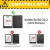 Picture of Slim Case for Kindle Scribe (2022 Released) 10.2 Inch Tablet PU Leather Lightweight Folio Stand Adjustable Smart Cover with Auto Wake/Sleep for 10.2" Amazon Kindle Scribe E-Reader,Roses