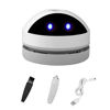 Picture of Desktop Vacuum Cleaner USB Charging with Vacuum Nozzle Cleaning Brush, Detachable Design & Portable Mini Table Dust Vaccum Cleaner, Best Cleaner for Cleaning Dust, Crumbs, Piano, Computer, Car Etc
