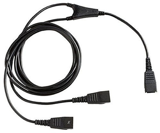 Picture of VoiceJoy Quick Disconnect Y Training Cord,Work for Jabra GN headsets,Use for Coaching, Supervising, Training, Monitoring