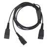 Picture of VoiceJoy Quick Disconnect Y Training Cord,Work for Jabra GN headsets,Use for Coaching, Supervising, Training, Monitoring