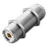 Picture of UHF Female 3" Bulkhead SO-239 Coaxial Connector (Double Female Coax Connectors)