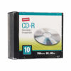 Picture of Staples 483050 700MB 80MIN 52X CD-R Slim Jewel Case 10/Pack (32370)