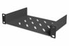 Picture of Digitus Shelf - 1U - 10" (254 mm) - for Network Cabinet - 150 mm deep - Perforated Sheet Steel - Black
