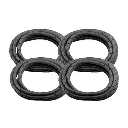 Picture of BarberMate 4 Pack Premium 8' Cord Cover Prevents Cord Tangling - Black