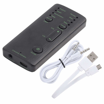 Picture of Portable Mini External Sound Card,Voice Changer Live Broadcast Sound Card for Mobile Phone Computer,for Live/Conversation Interaction