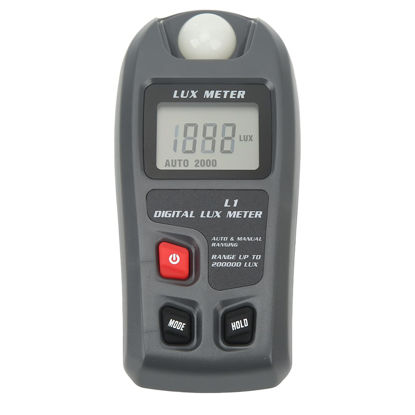 Picture of Digital Light Meter Luxmeter Illuminance Tester LCD Display Auto Shutdown Illuminometer Light Meter