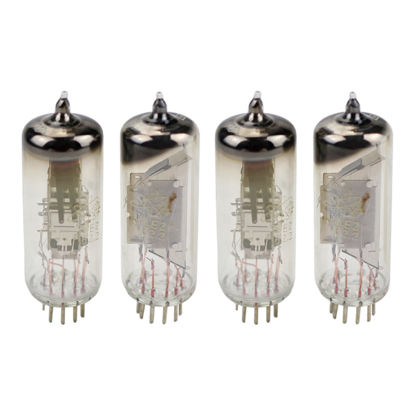 Picture of KTELLTY 6E2 Amplifier Valve Electronic Indicator Tube Replace EM84 for Enhance Amplified Speaker Tone Quality Vacuum Tube 4Pcs