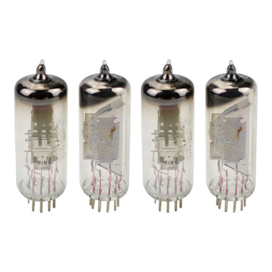 Picture of KTELLTY 6E2 Amplifier Valve Electronic Indicator Tube Replace EM84 for Enhance Amplified Speaker Tone Quality Vacuum Tube 4Pcs