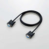Picture of エレコム Elecom C232R-ECO915 RS-232C Environmental Compatible Reverse Cable, D-Sub9 Pin Female to D-Sub9 Pin Female 4.9 ft (1.5 m), RoHS Compliant