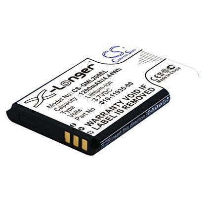 Picture of Replacement Battery for Garmin 010-01055-15 GLO. GLO 2 010-02184-01 010-11935-00 (1200mAh)