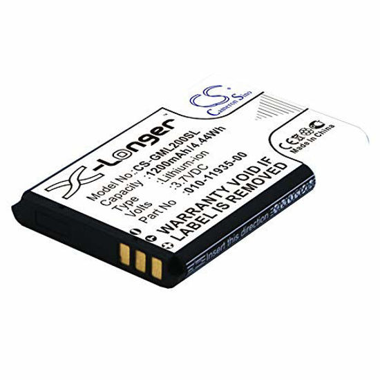 Picture of Replacement Battery for Garmin 010-01055-15 GLO. GLO 2 010-02184-01 010-11935-00 (1200mAh)