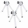 Picture of Keenso 3Pcs Universal Foldable Aluminium Alloy Stoving Varnish Mini Antishake Telescopic Tripod Telescoping Tripod Stand Monocular Telescope Camera Tripod