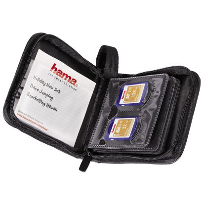 Picture of Hama 95980 12 SD/MMC Memory Cards Wallet - Black