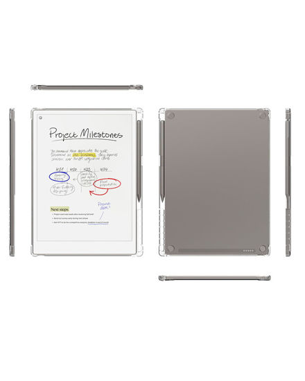 Picture of for Remarkable Paper Pro e-Reader Case,Ultra-Thin Full Coverage Corner,BOVUGAC Soft TPU Shockproof Kids Friendly for Remarkable Paper Pro 11.8" 2024 Case Cover (Clear)