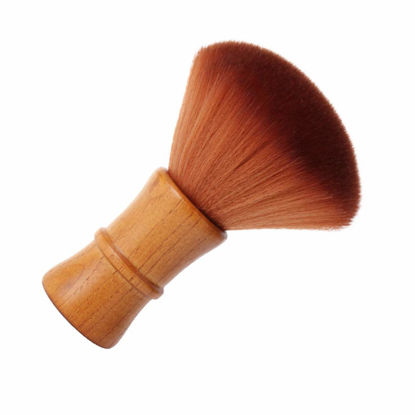 Picture of ULTECHNOVO 1pc Cleaning Brush Record Anti-Static Bamboo Soft Fur Barber Cleaning Brush Face Neck Cleaning Brush face Vinyl Records Facial Cleaning Brush Hair Clippings Brush Neck