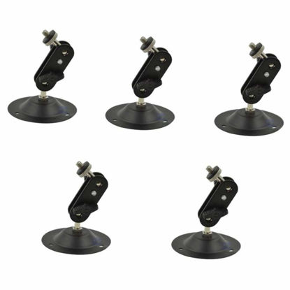 Picture of Pasotim Camera Wall Mount,Monitor Holder,Black Speaker Brackets,Indoor Outdoor Ceiling Wall Mounts Projector Stand 5PCS, 500008865