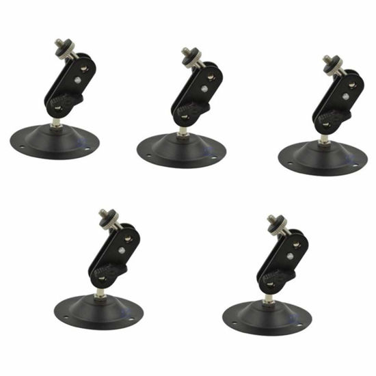 Picture of Pasotim Camera Wall Mount,Monitor Holder,Black Speaker Brackets,Indoor Outdoor Ceiling Wall Mounts Projector Stand 5PCS, 500008865