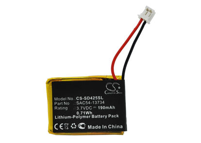 Picture of Replacement Battery for SPORTDOG SD-425 SD-425S FieldTrainer 425 FieldTrainer 425S FT-125 Transmitter FT-125W Transmitter SD-425 transmitters SD-425CAMO Remote Transmitter SDT00-13857