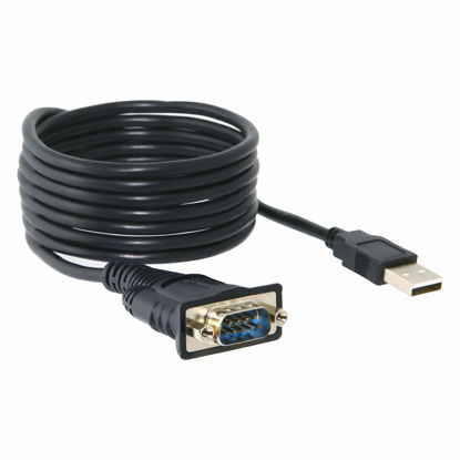 Picture of SF Cable 6 ft USB 2.0 to Serial (9-pin) DB9 RS-232 Cable (FTDI Chipset)