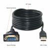 Picture of SF Cable 6 ft USB 2.0 to Serial (9-pin) DB9 RS-232 Cable (FTDI Chipset)
